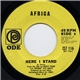 Africa - Here I Stand / Widow